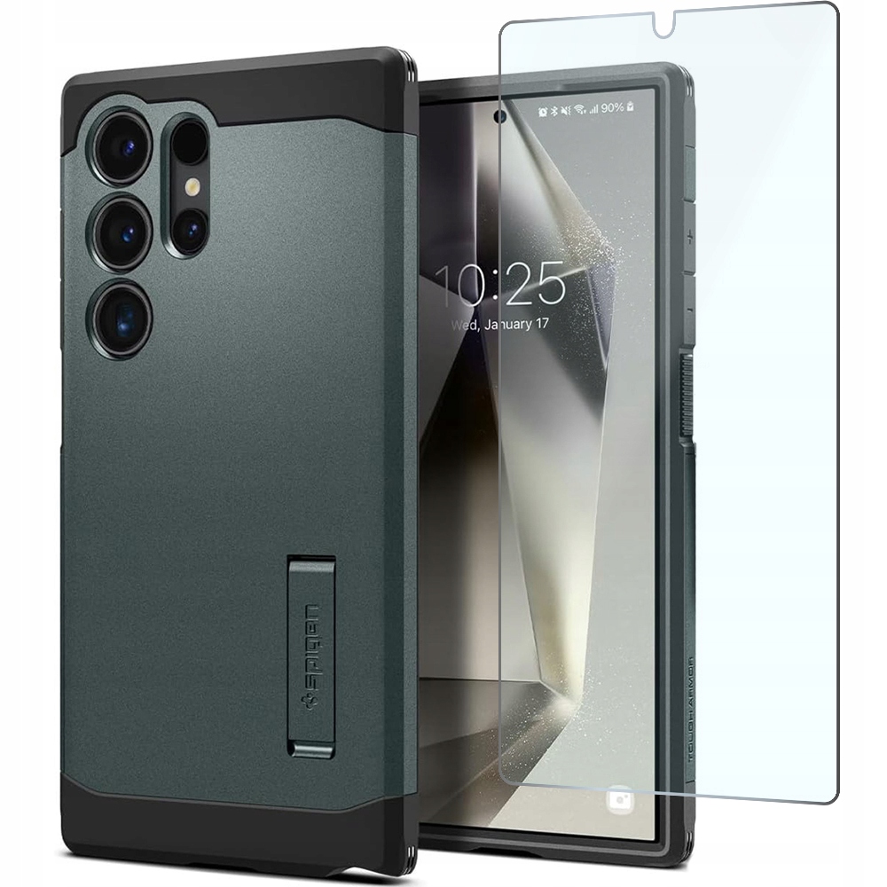 Etui Spigen do Galaxy S24 Ultra, mocne, ochronne, stylowe, case szkło