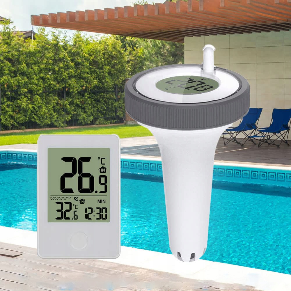 TERMOMETR BASENOWY BEZPRZEWODOWY Z WYŚWIETLACZ LCD TERMOMETR DO BASENU Rodzaj cyfrowy