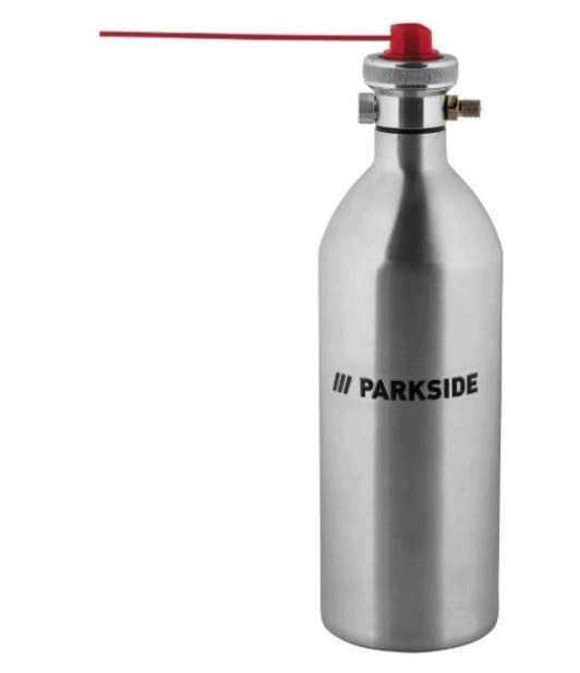 Parkside Pdsf 10 A1 Butelka ze sprężonym powietrzem z akcesoriami