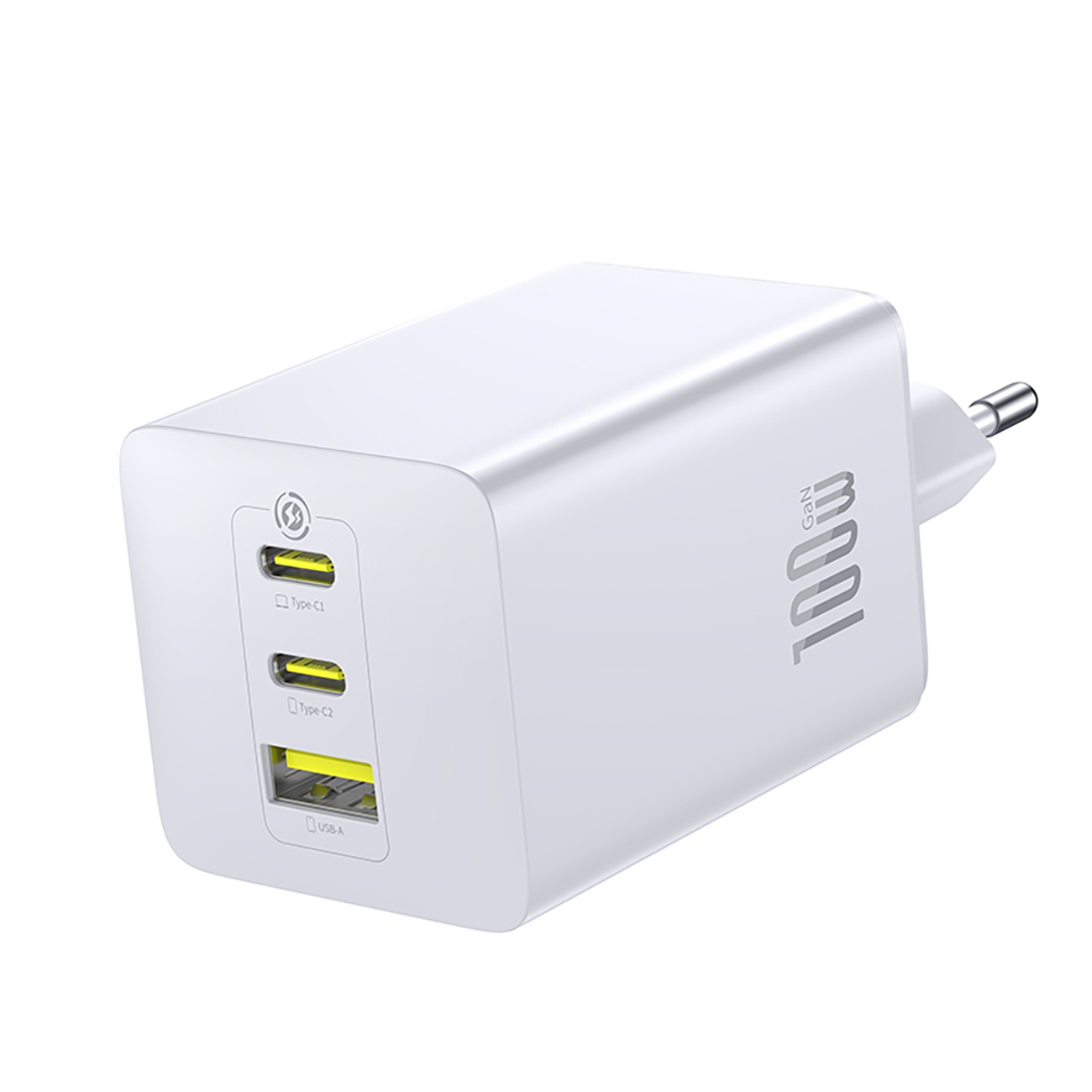Ładowarka sieciowa EnerFill FE11 2x Usb-c Usb-a 100W biała