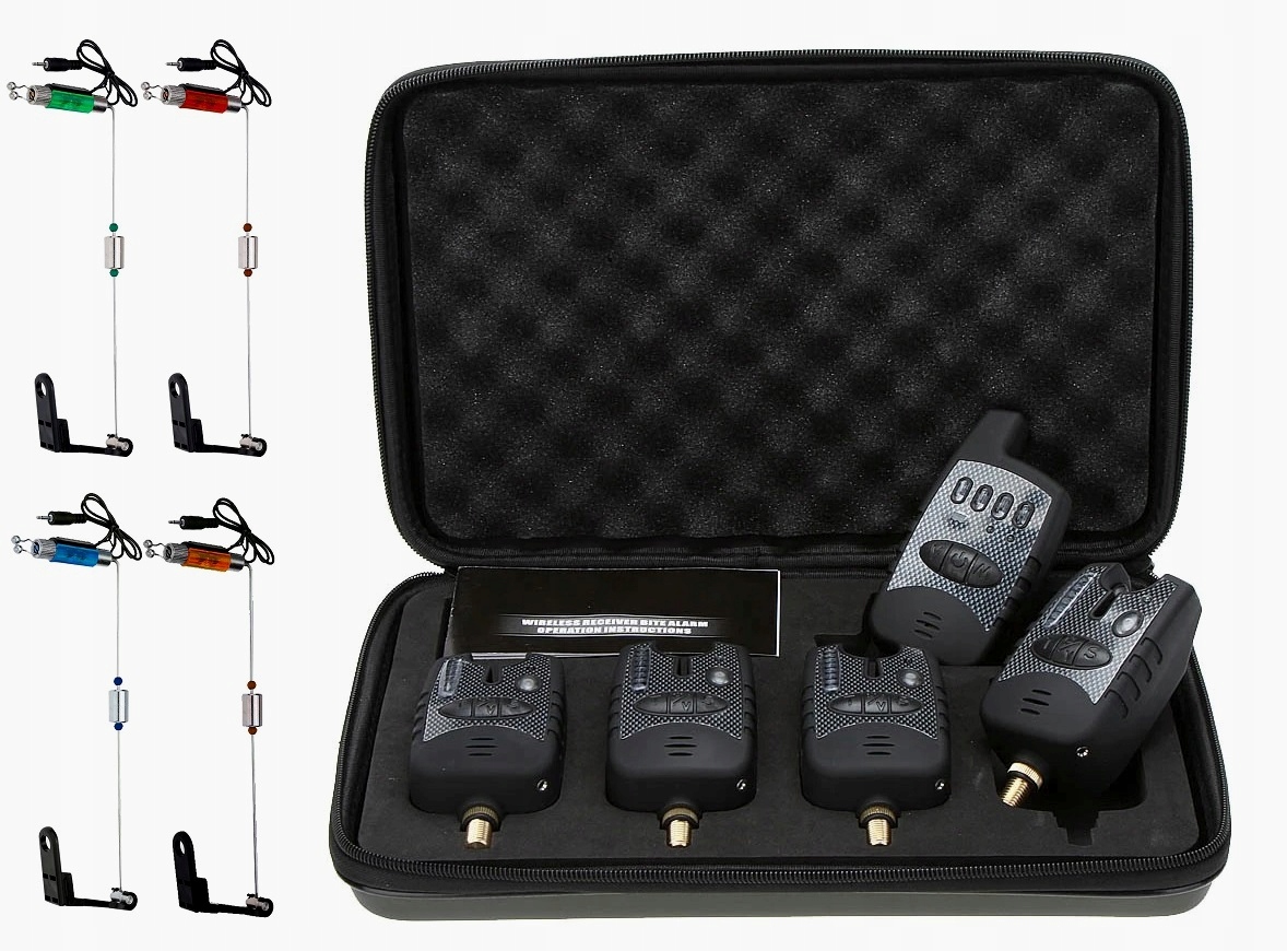 ZESTAW SYGNALIZATOR+ SWINGERY HANGERY ELEKTRONICZNE+ CENTRALKA+ ETUI 4+4+1