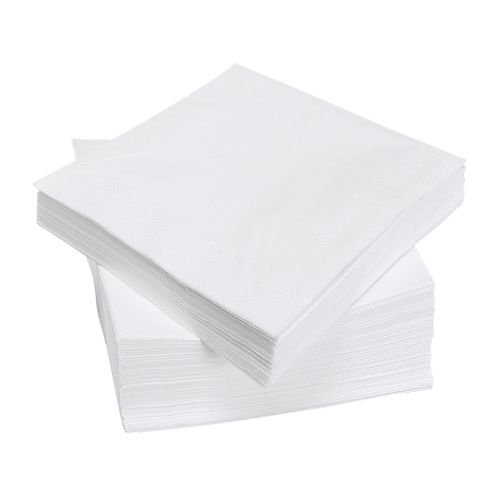 

Ikea Fantastisk Serwetki, biały 100 szt 40x40
