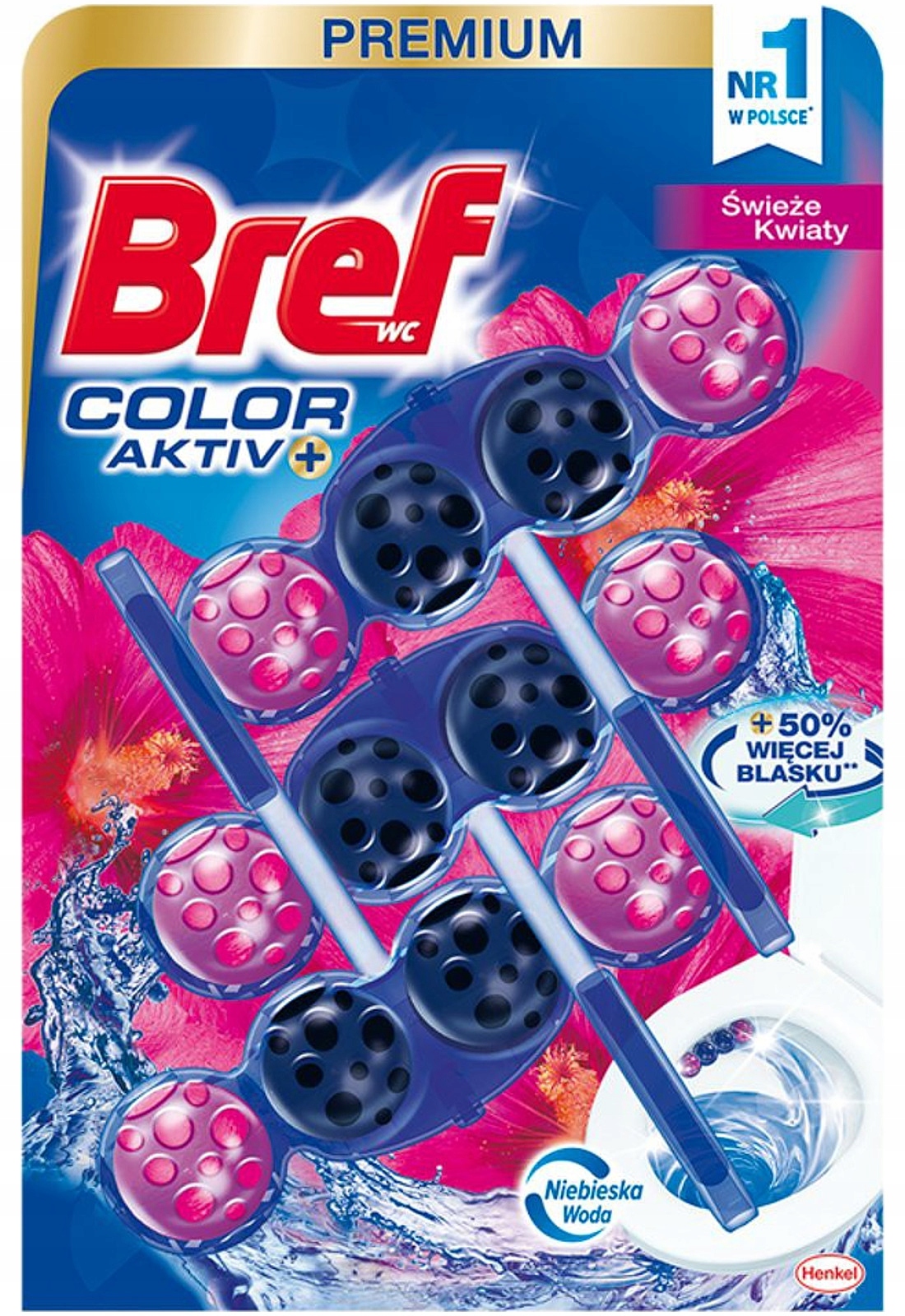 

Bref koszyk Color Aktiv kulki Wc świeże kwiaty