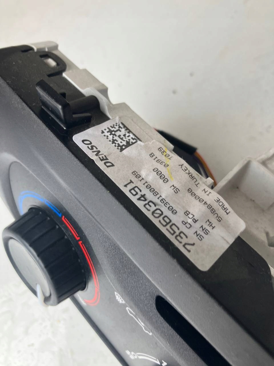 Unite commande clima Bouches buses FIAT TIPO II 735603491