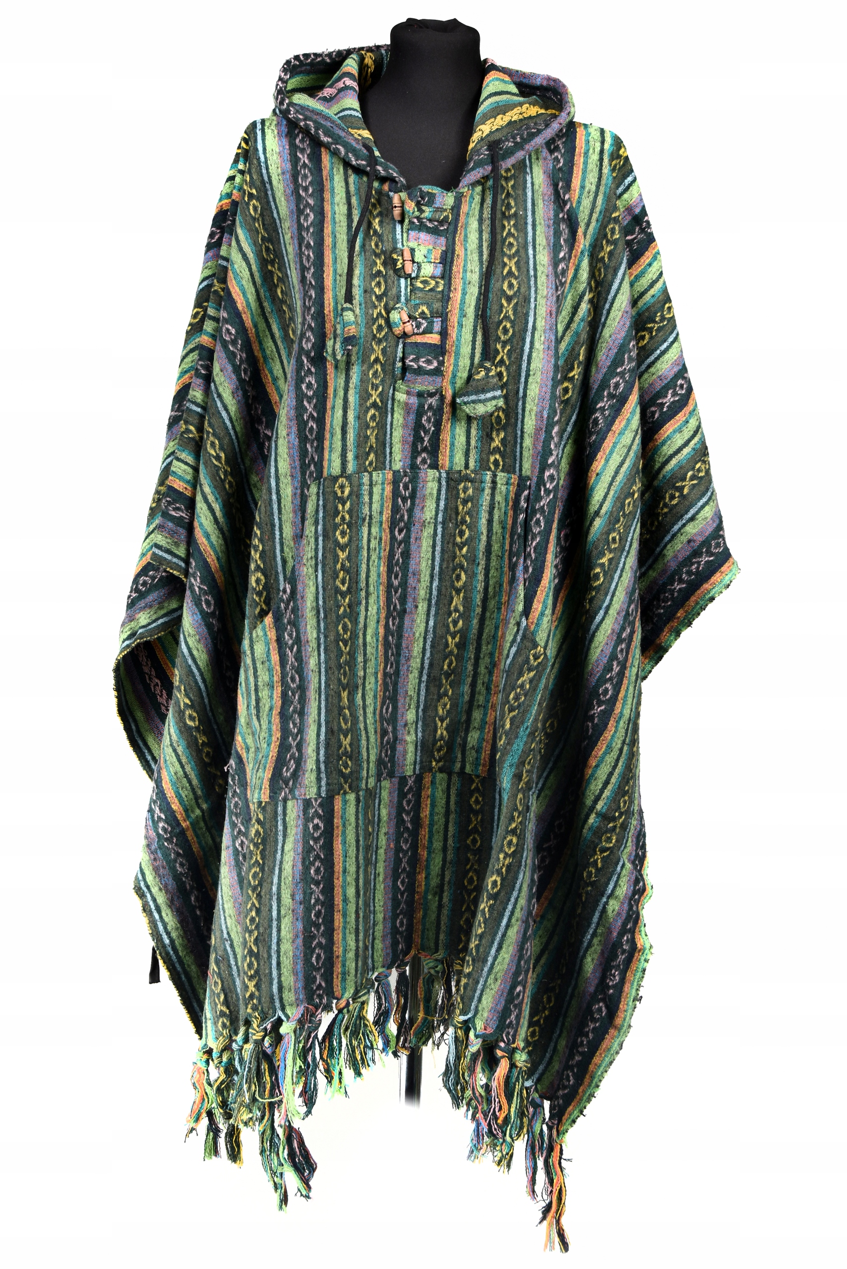 Tradiční nepálské Pončo gheri hrubá bavlna