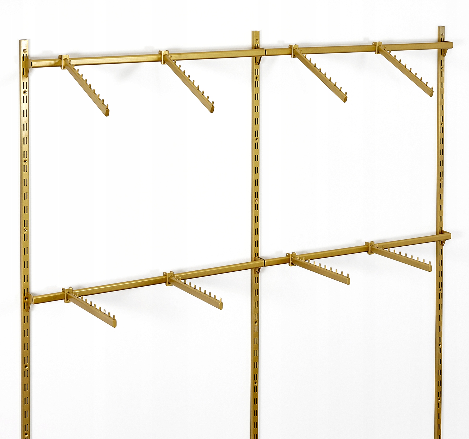 GARDEROBA DWUMODUŁOWA Best-line 200x200 ZŁOTA