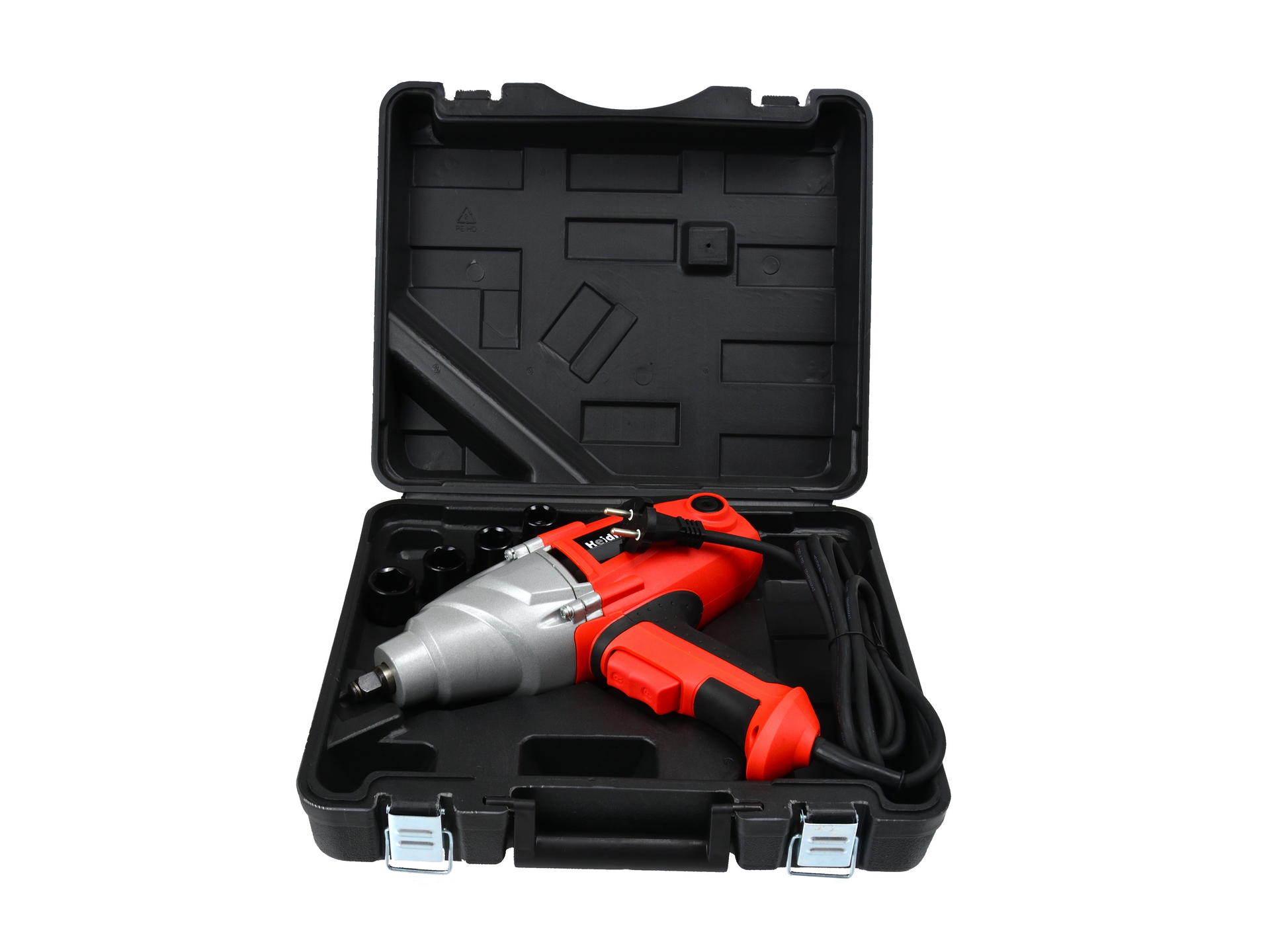 KLUCZ UDAROWY ELEKTRYCZNY z REGULACJĄ MIERNIKIEM 800Nm LCD 1/2" + NASADKI Kod producenta H00516