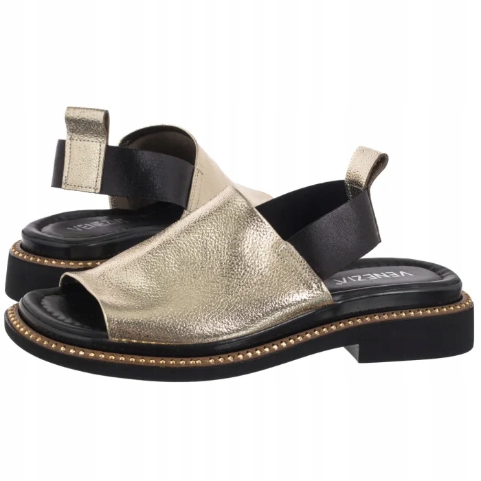Dámské letní pohodlné sandály Venezia Zlaté L066LEGOOBS033