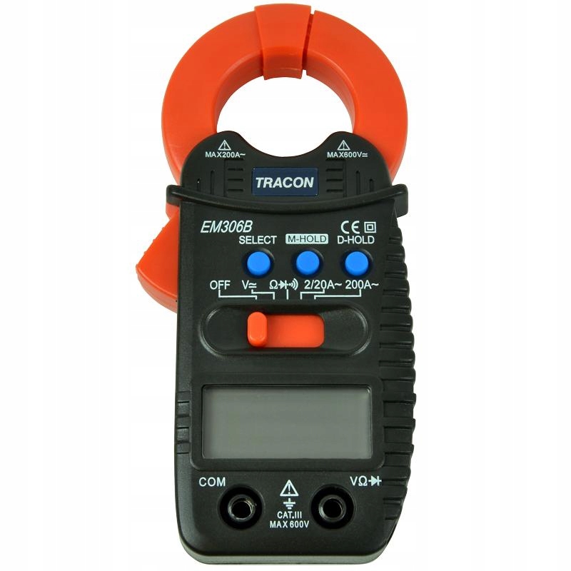 Digitální klešťový multimetr EM306B