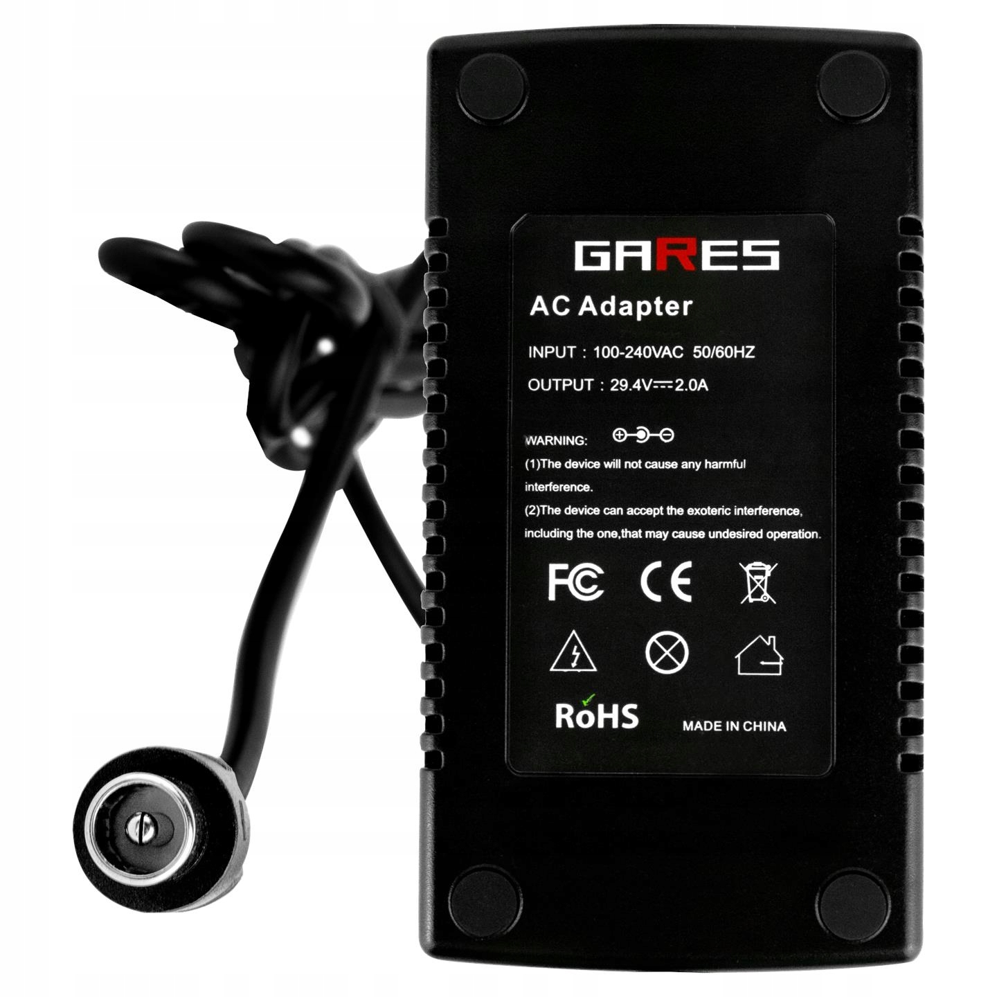 Nabíječka pro elektrické kolo 24V (29,4V) 2A konektor Rca