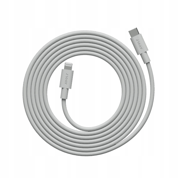 Avolt Cable 1 Nabíjecí kabel Lightning MFi 2 m Šedý