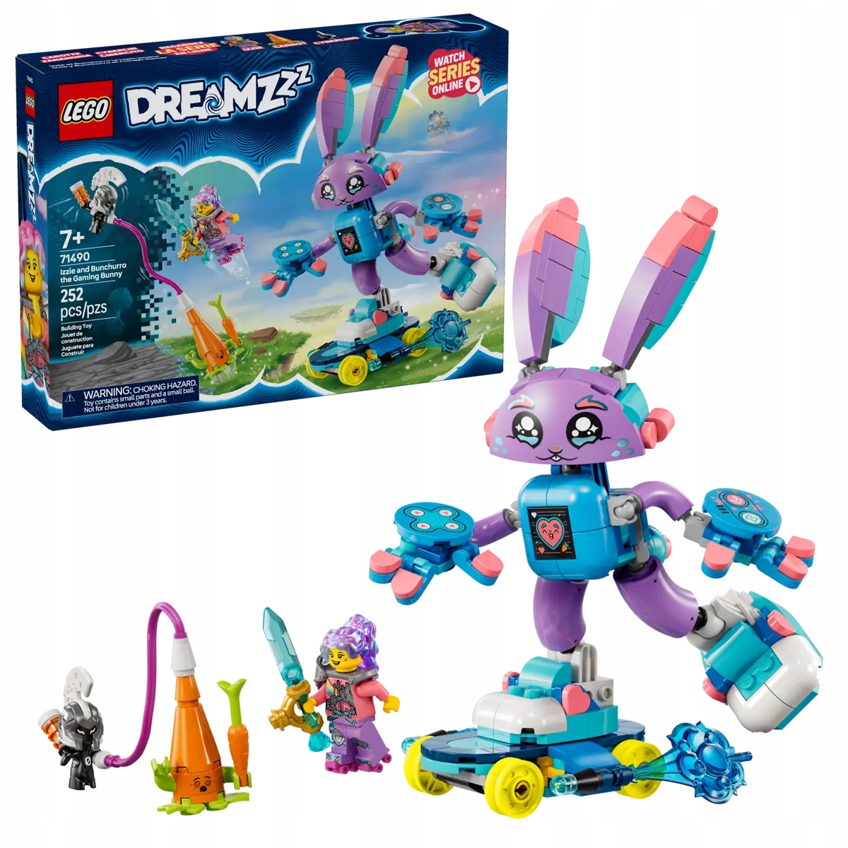 stavebnice Lego DREAMZzz 71490 Izzie a gamerski Bunchu