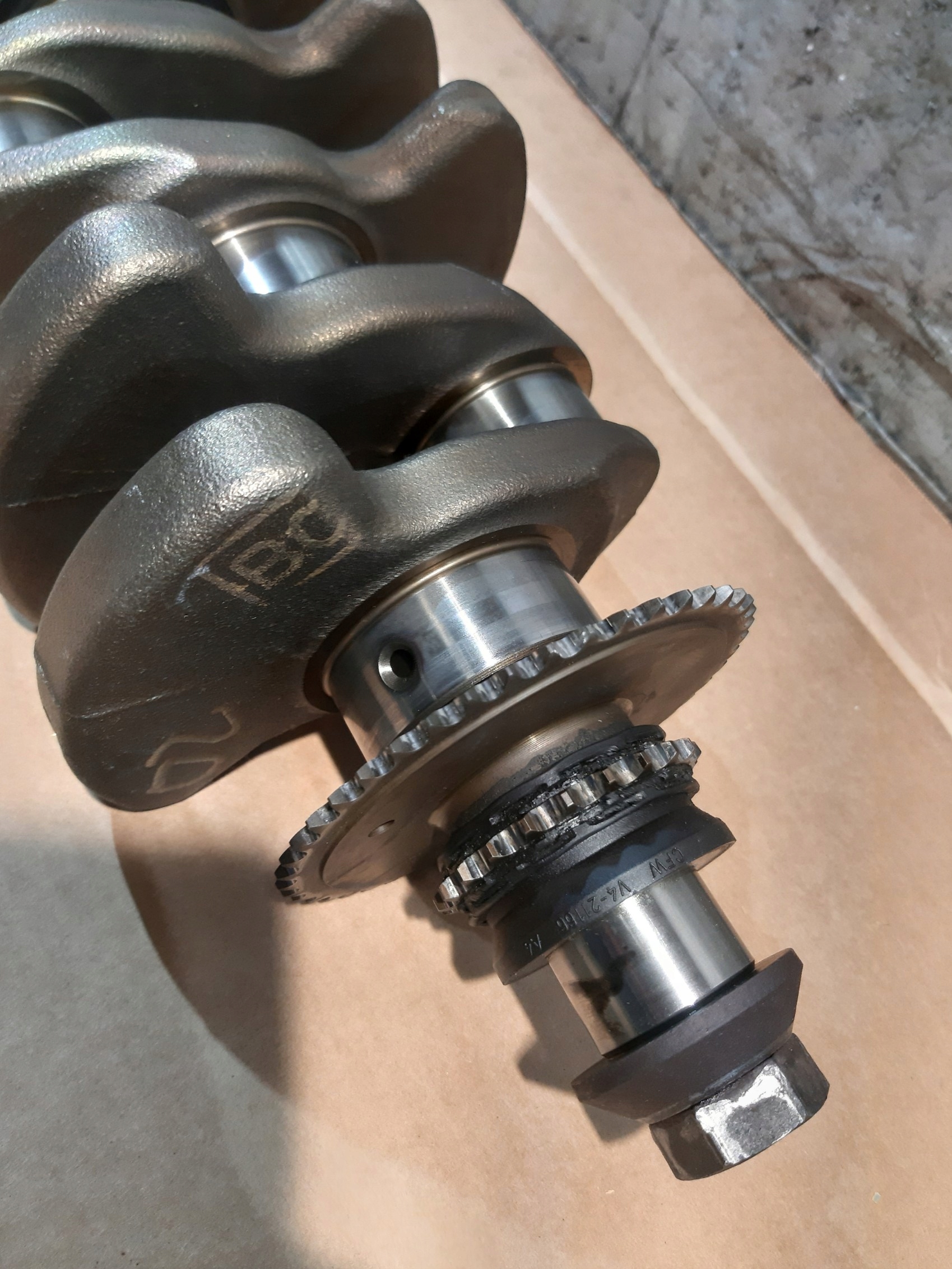 crank MERCEDES W203 1.8 compressor; R27102