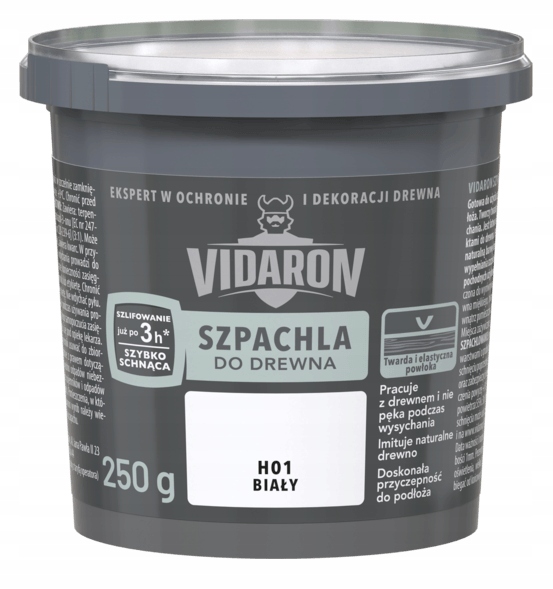 

Vidaron Szpachla Drewna Biały H01 Szpachlówka 250g