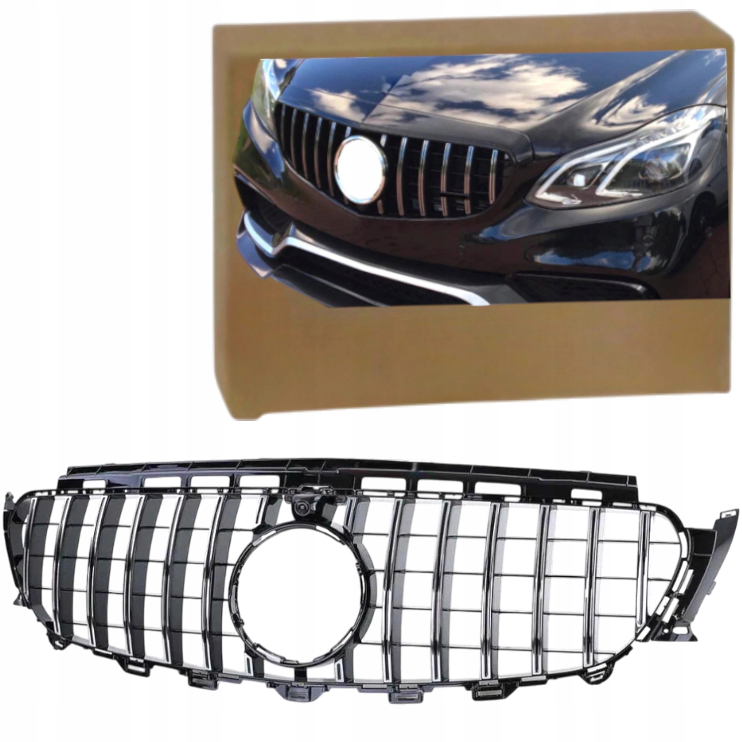 Mercedes E Třída W212 Lift 13-17 Gril Atrapa Přední Části Chladiče Panamericana