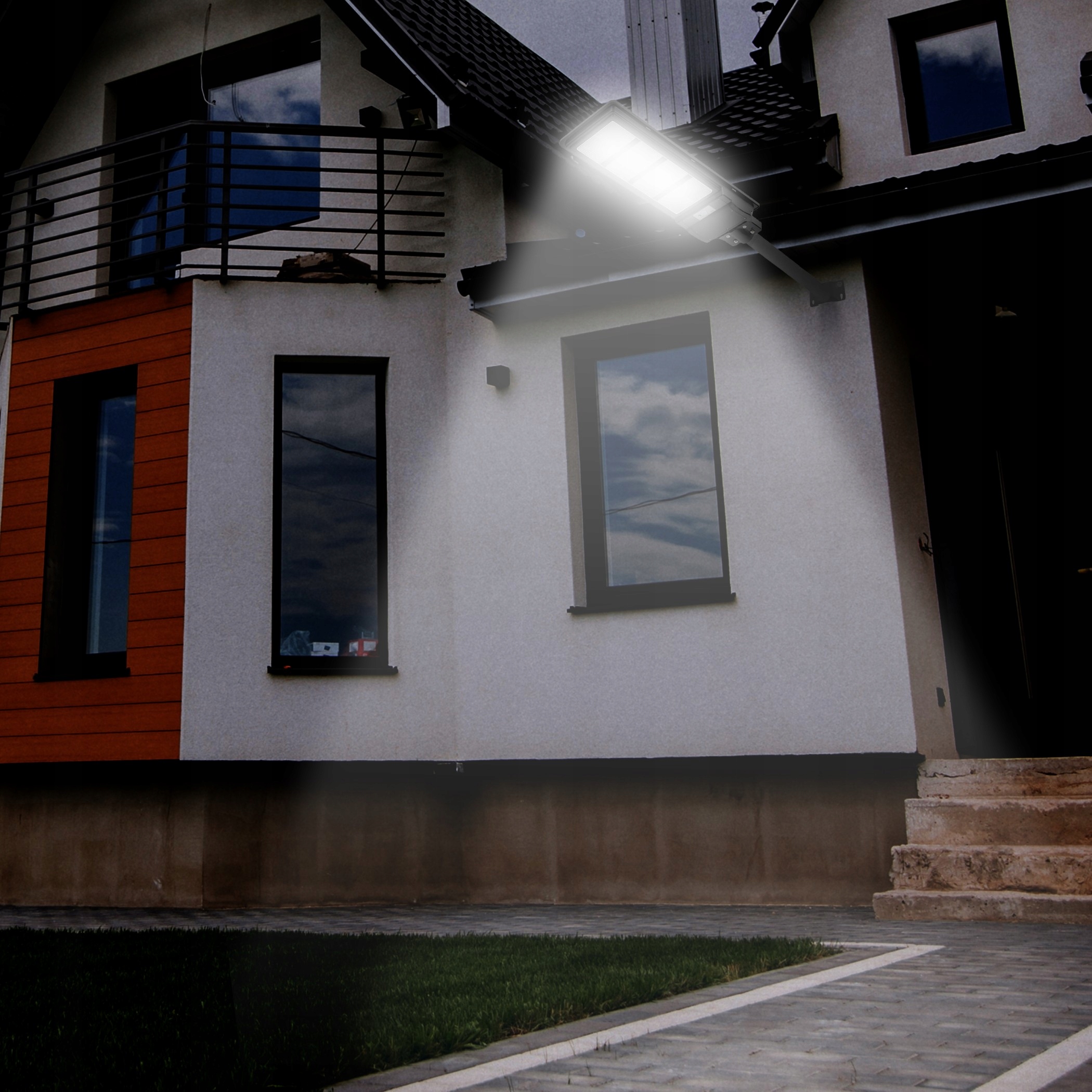 LAMPA ULICZNA LED LATARNIA SOLARNA 360W PILOT Moc lampy 360 W