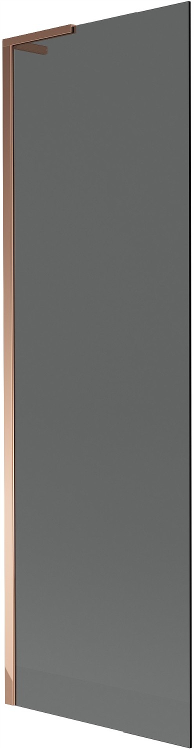 Mexen Next L sprchová zástěna 1-křídlová 60 x 150 cm, grafit, růžové zlato