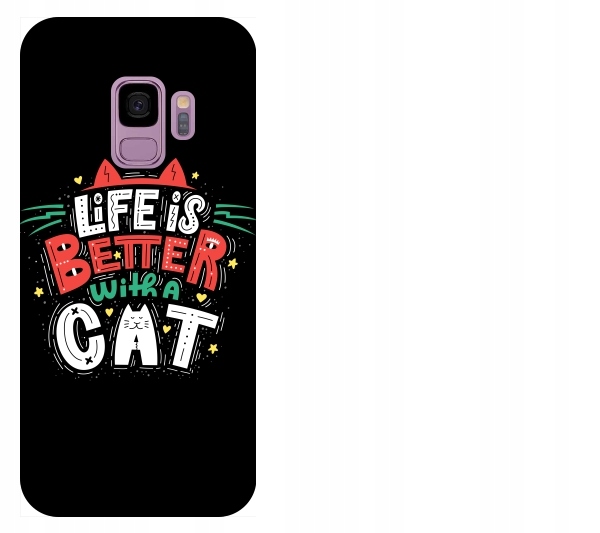 

Etui pokrowiec Samsung Galaxy S9 Life is better wi