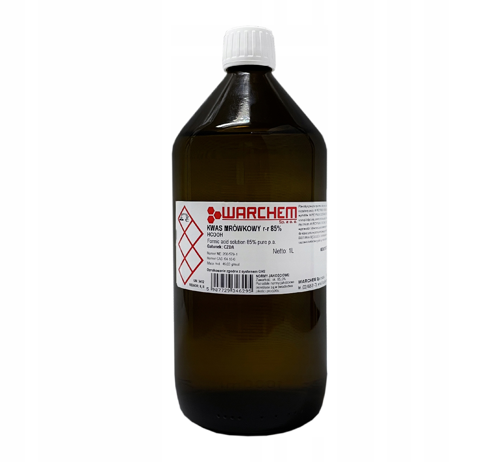 

Kwas Mrówkowy 85% Czda 1L