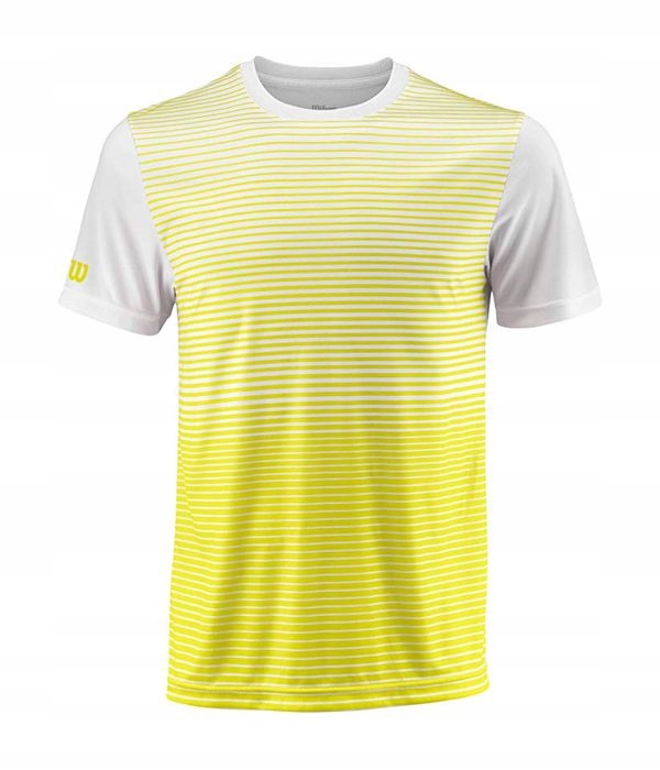 Koszulka Męska Wilson Team Striped Crew Yell/wh S