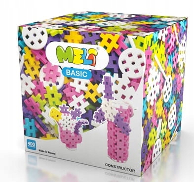 

Klocki Kreatywne Meli Constructor Pink 400+ Wianek