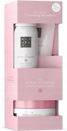Rituals Sakura Trial Set Pianka 50 ml Peeling 125 ml Krem 70 ml