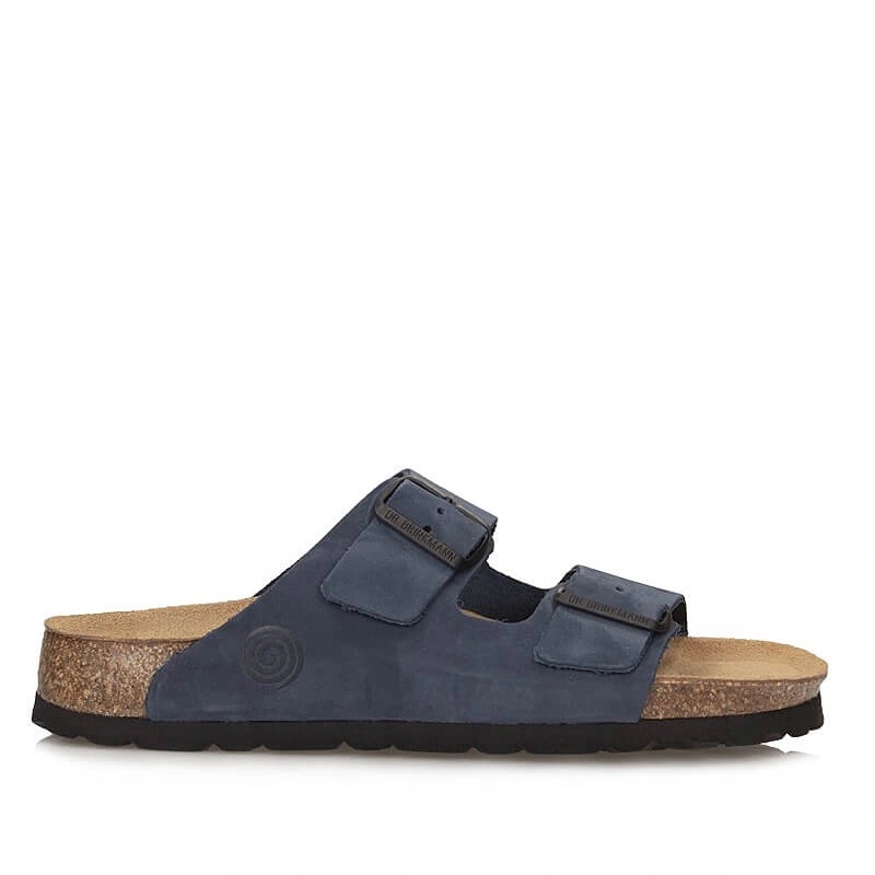 Nazouváky Dr. Brinkmann 600130-05 tmavě modré s koženou stélkou