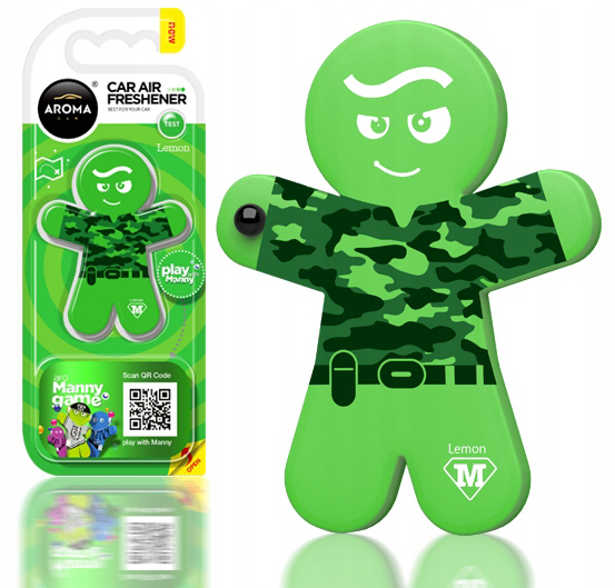 Zapach zawieszka samochodowa Manny Lemon Aroma Car