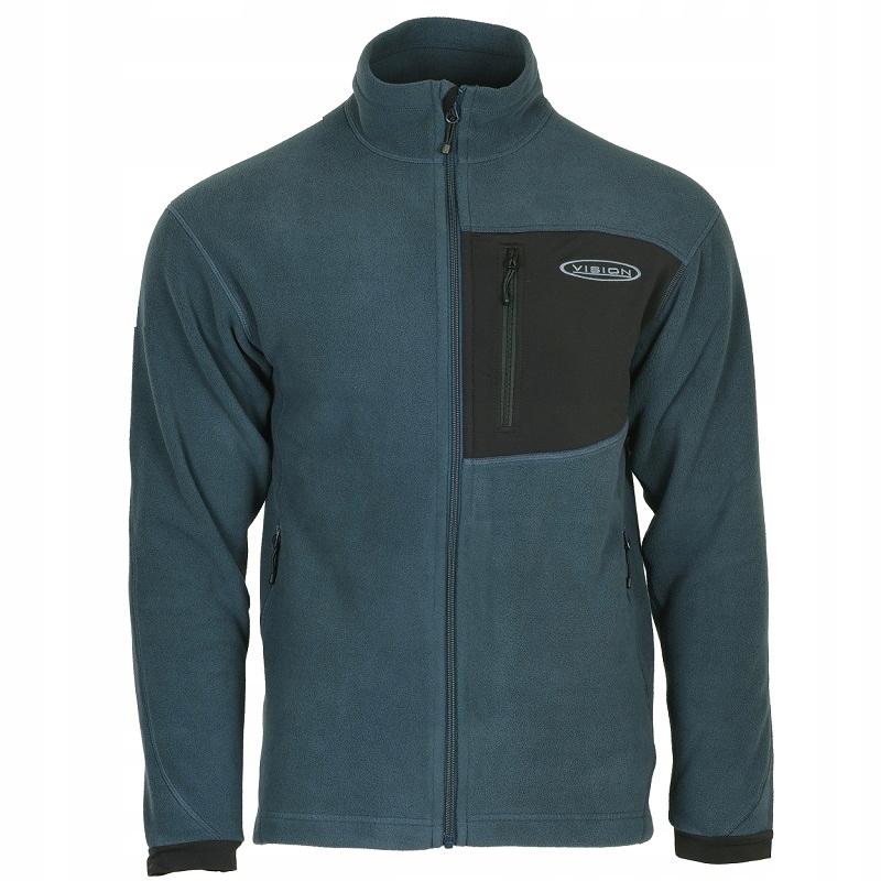 Bluza z Polaru Męska Ciepła Warstwa Termiczna Vision Nalle Jacket Blue XL