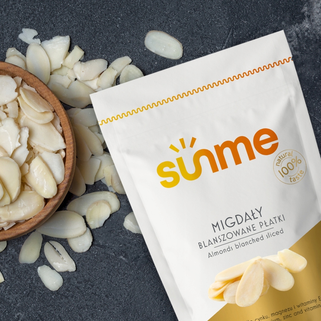 Sada 2 x 500 g Mandlové plátky 1 kg kvalita