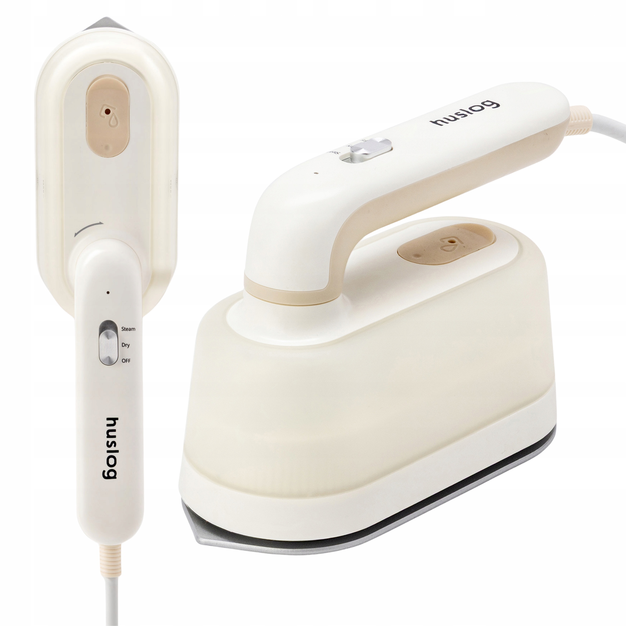 Żelazko parowe z obrotową rączką, parownica 1400 W