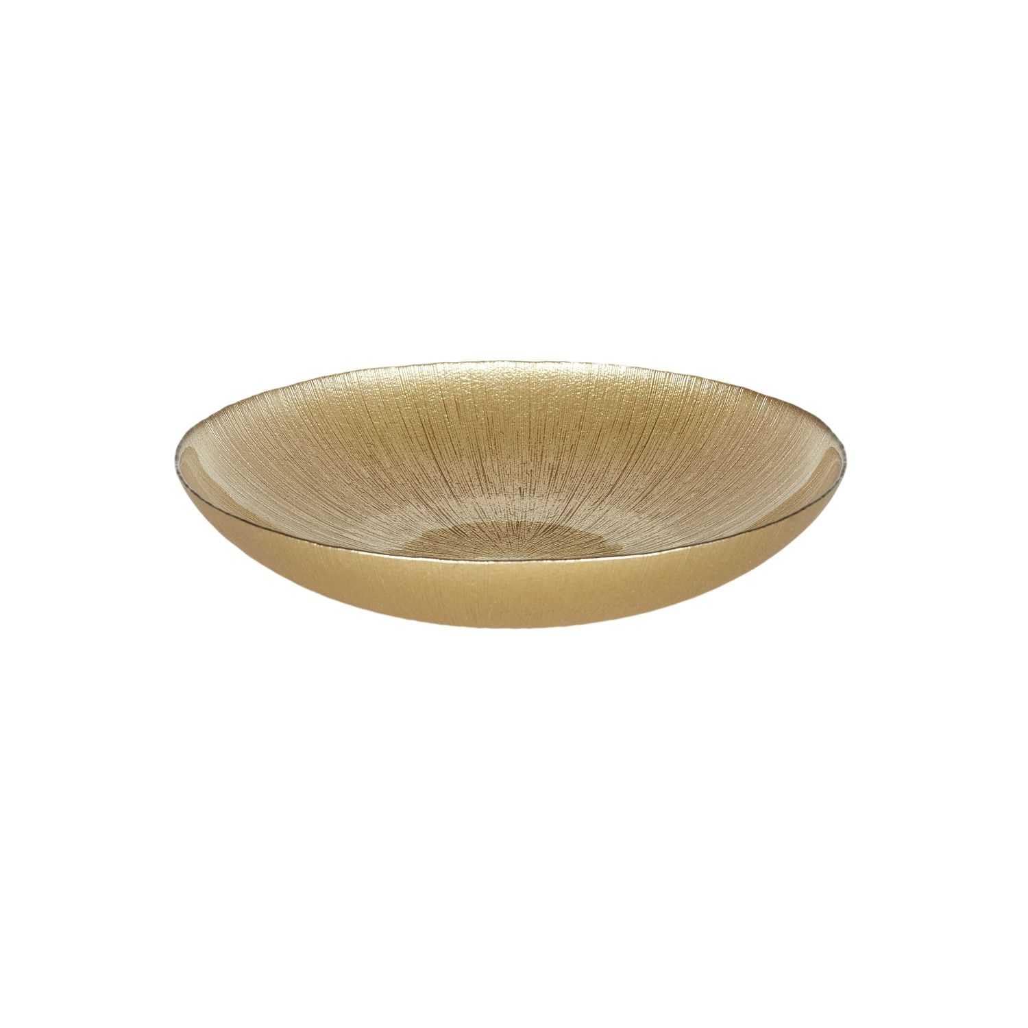 Misky na servírování 30 cm Zlaté Křišťálové Home Deco Factory Stylové