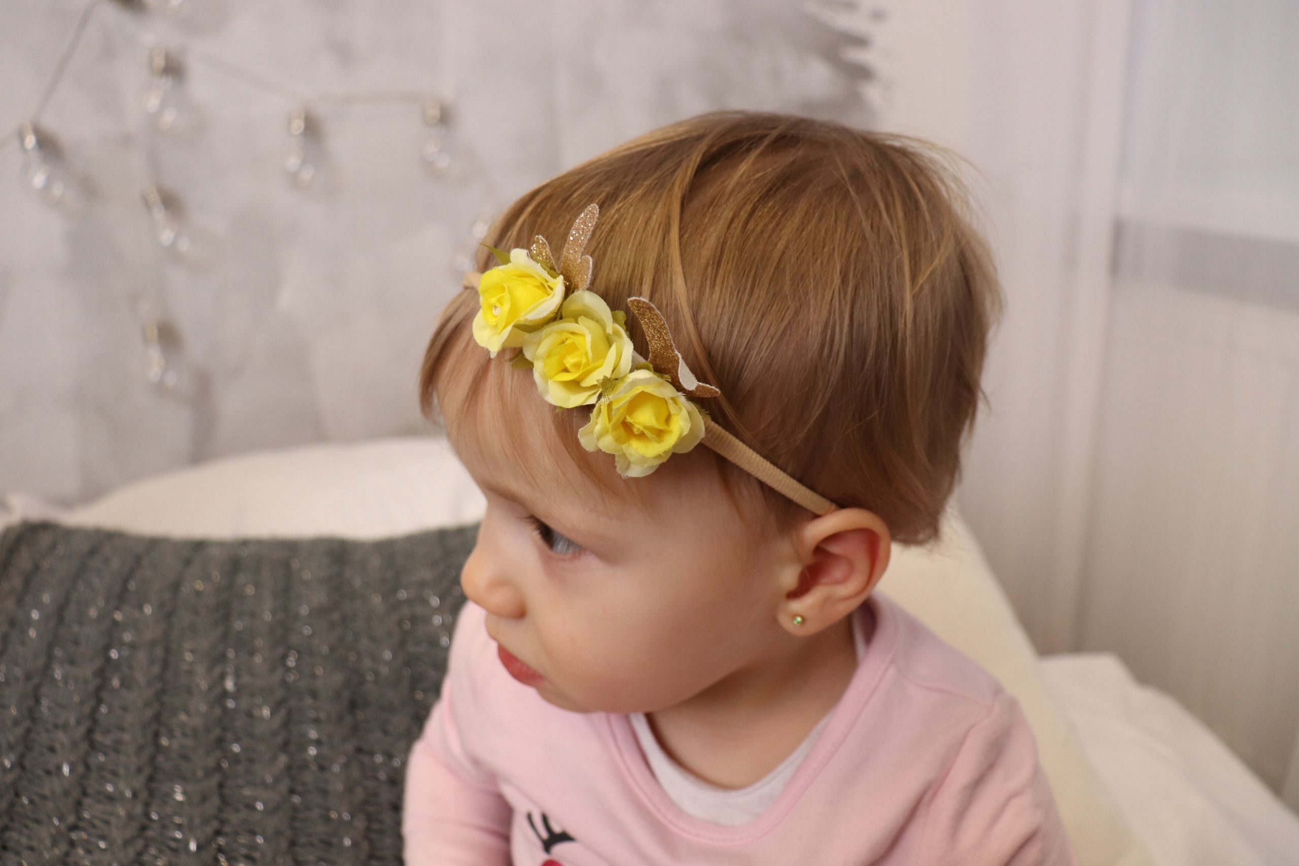 Opaska bezuciskowa kokardka elastyczna i delikatna Rodzaj klasyczna