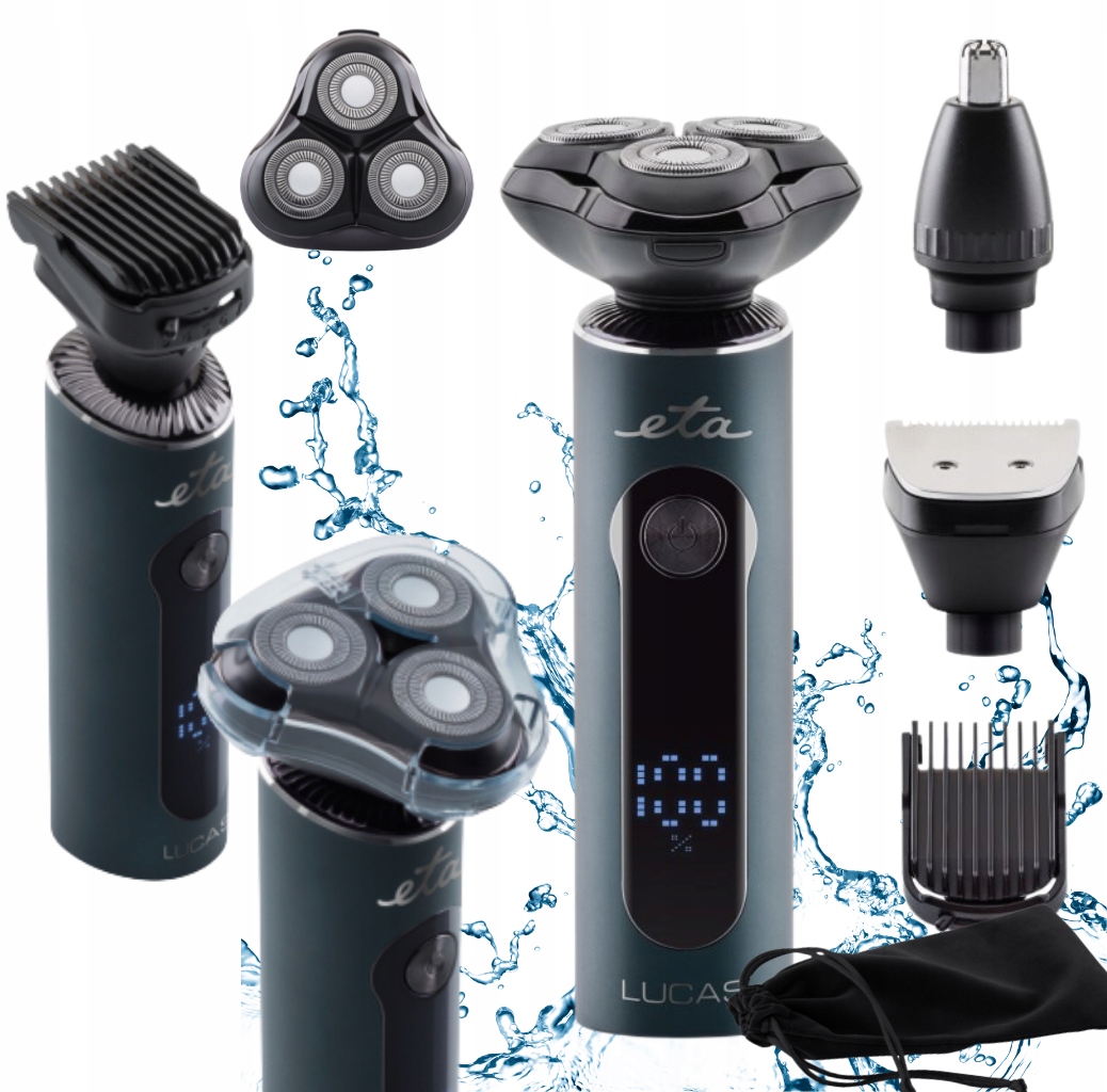 Golarka Maszynka 3w1 do Golenia Zarostu, Stylizacji , Trymer Do Nosa I Uszu