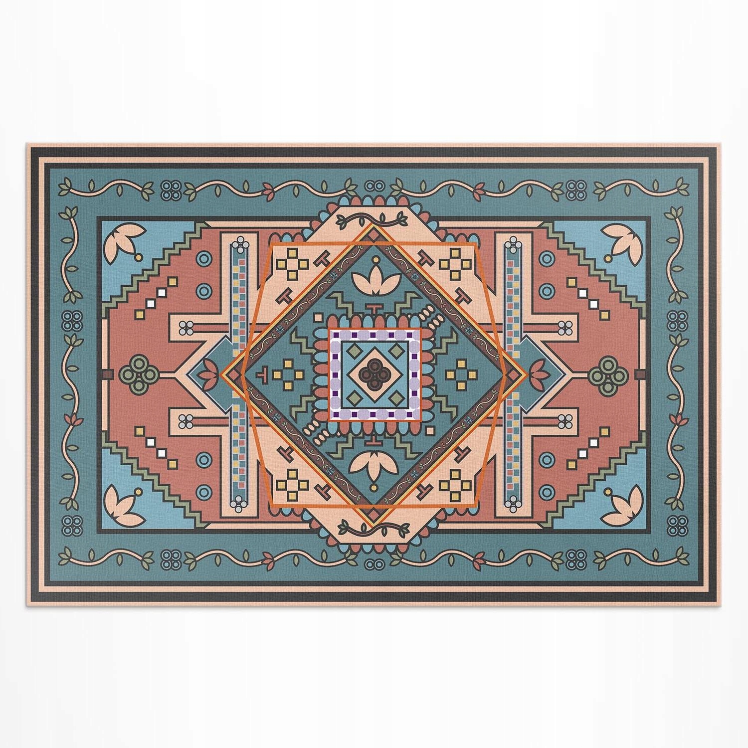 Dekoratívny vonkajší koberec Arabská geometria dekoratívny vzor 100x150 cm