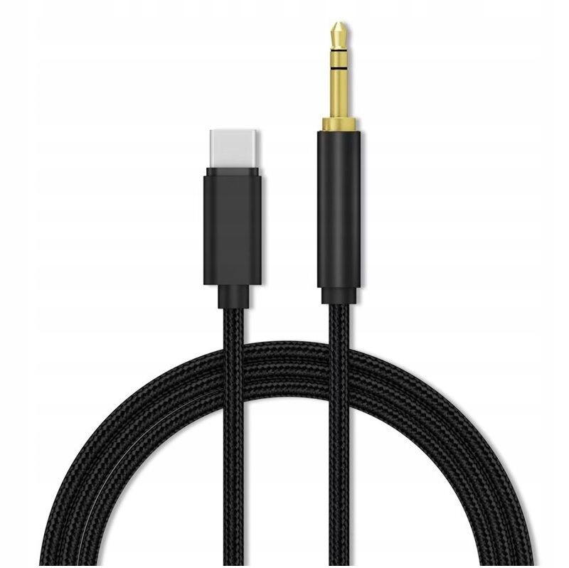 

Kabel Usb-c 3.1 do Jack 3,5mm Aux Audio 1M Nylon