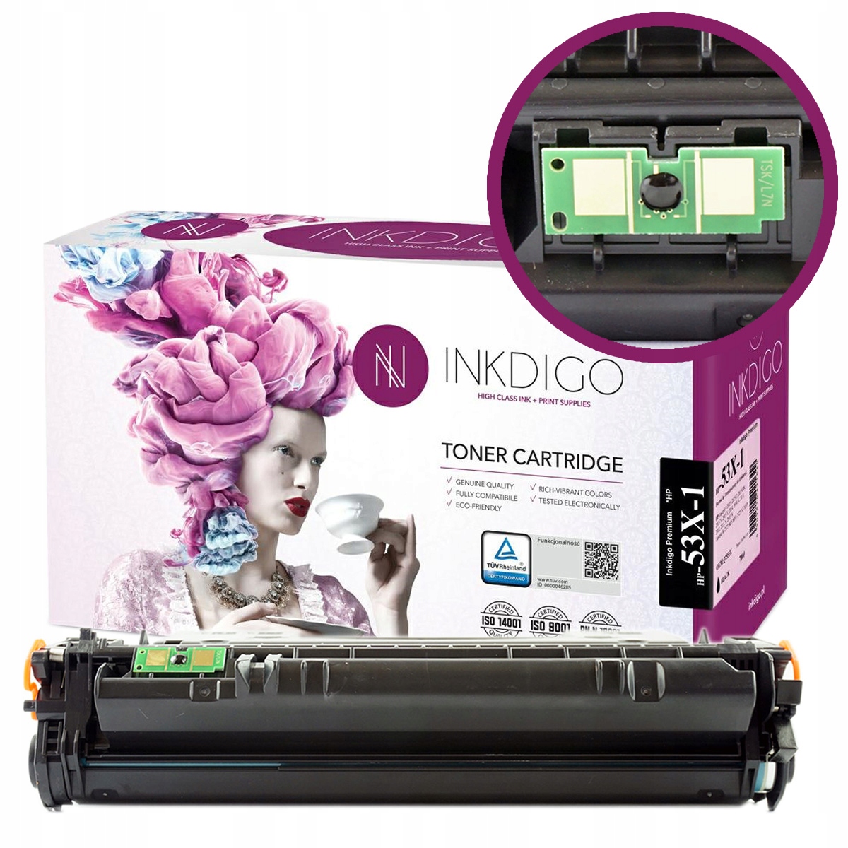 

Toner do Hp 53X Q7553X P2015DN M2727 Mfp Nowy Chip