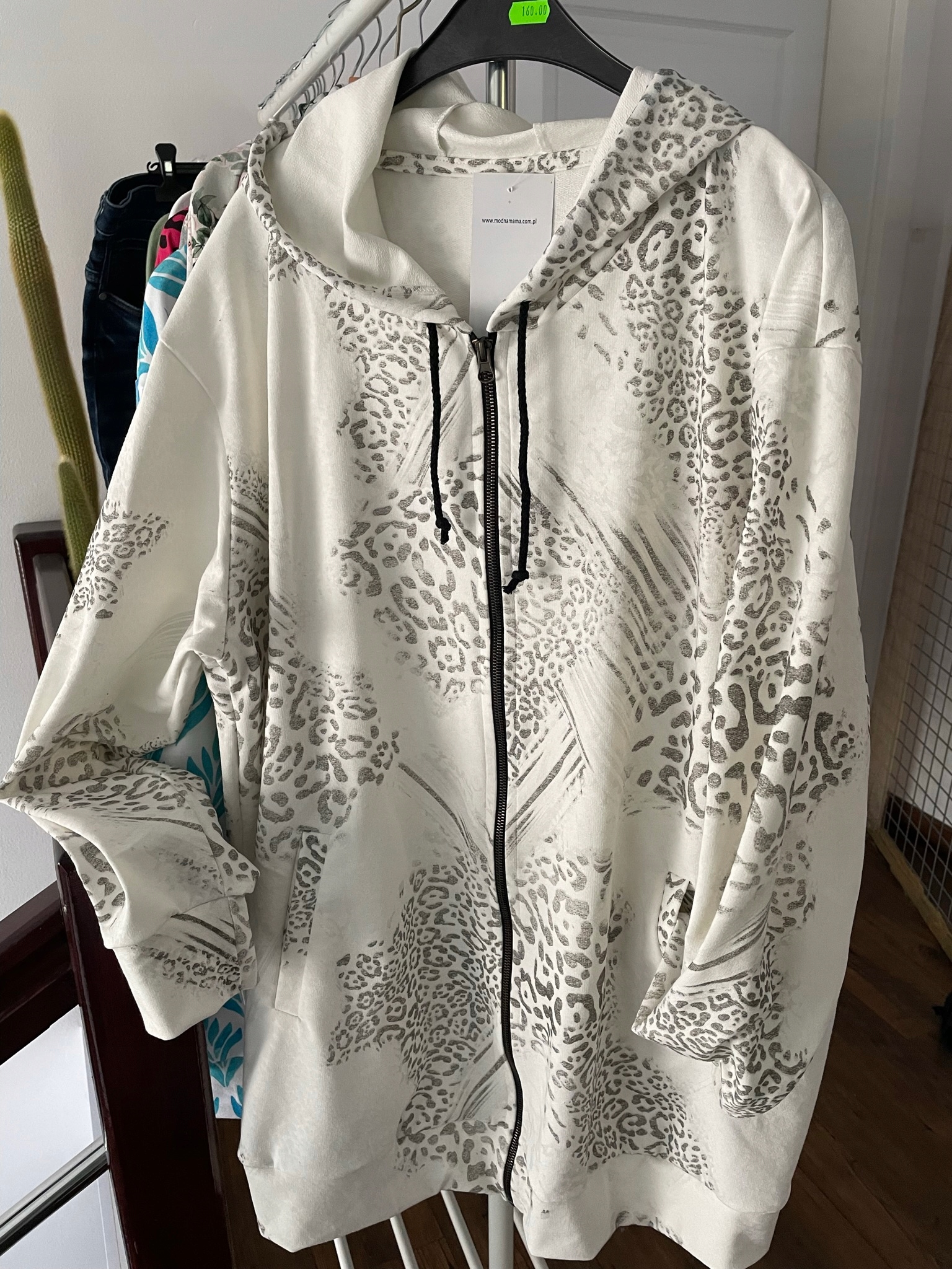 Mikina Na Zip Polska maxi+size Nová vel 52/54