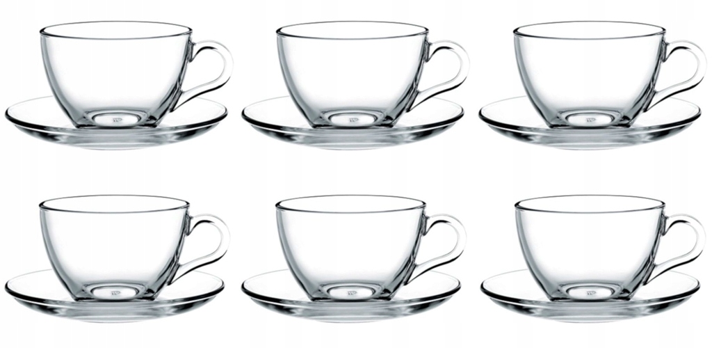 

Komplet Kawowy 6 x 200 ml Filiżanki Pasabahce