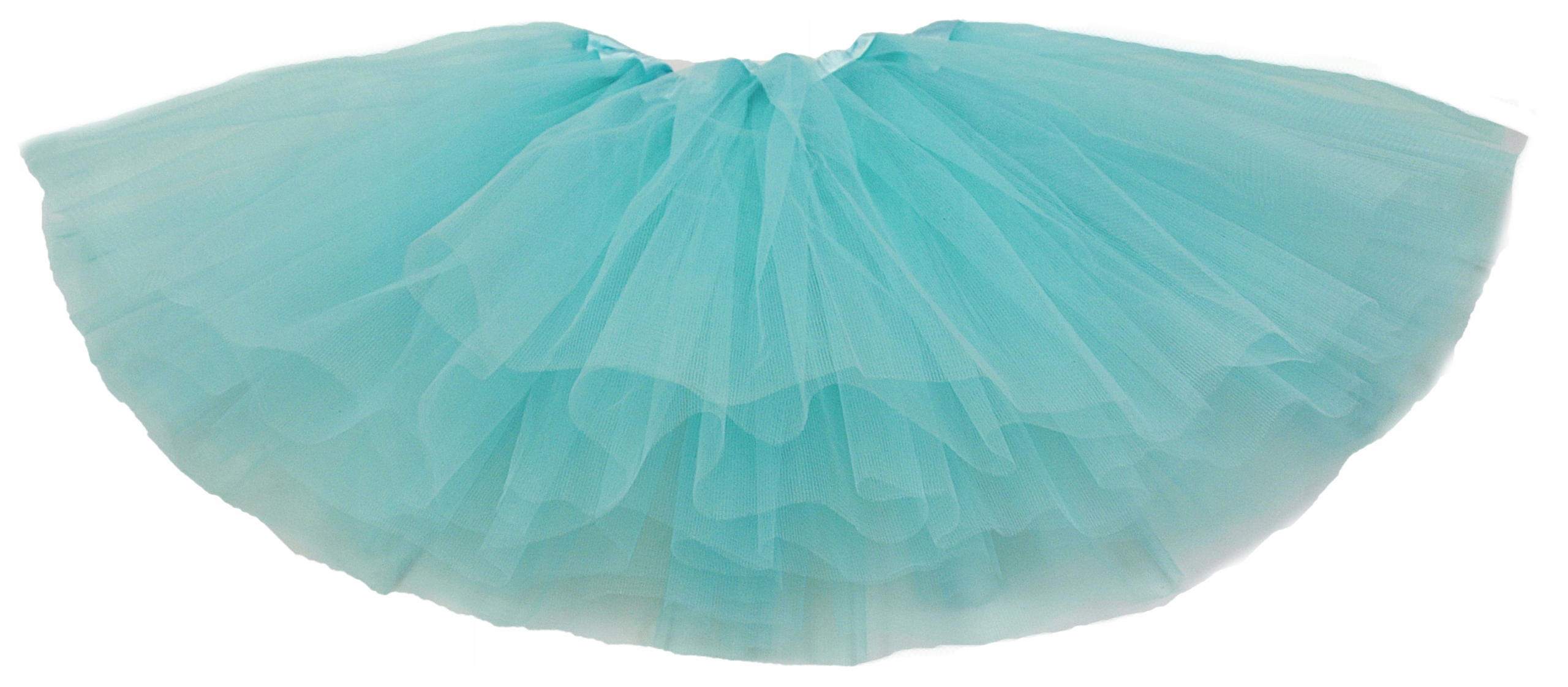 SPÓDNICZKA TIULOWA SPÓDNICA TUTU 30 cm MIĘTA Kolor niebieski