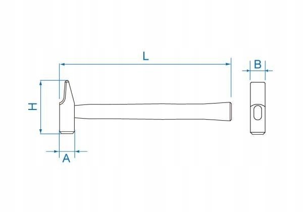 MŁOTEK DO NITOWANIA 800g 320mm King Tony Marka King Tony