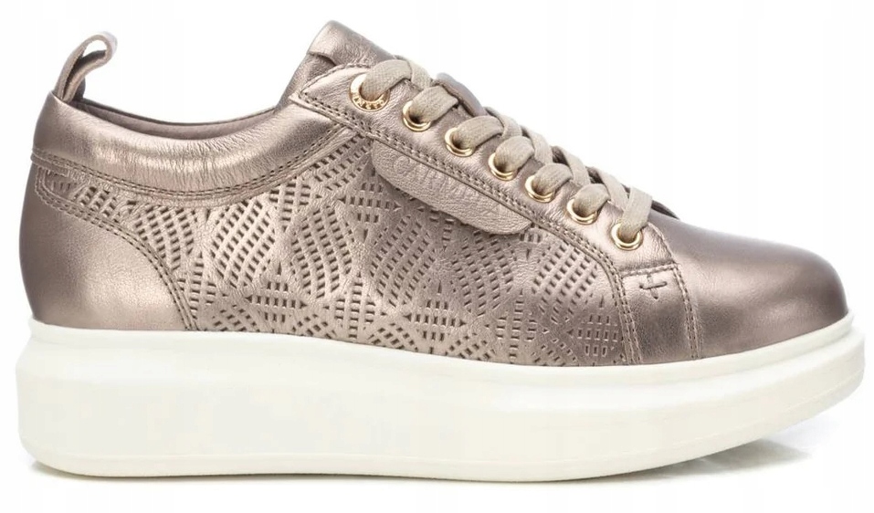 Carmela Zlaté Dámské Kožené Sportovní Boty 40