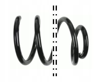 Sprezyny 2x PRZOD CITROEN C4 I 1 C4 COUPE 1 4 11 Type of suspension standard