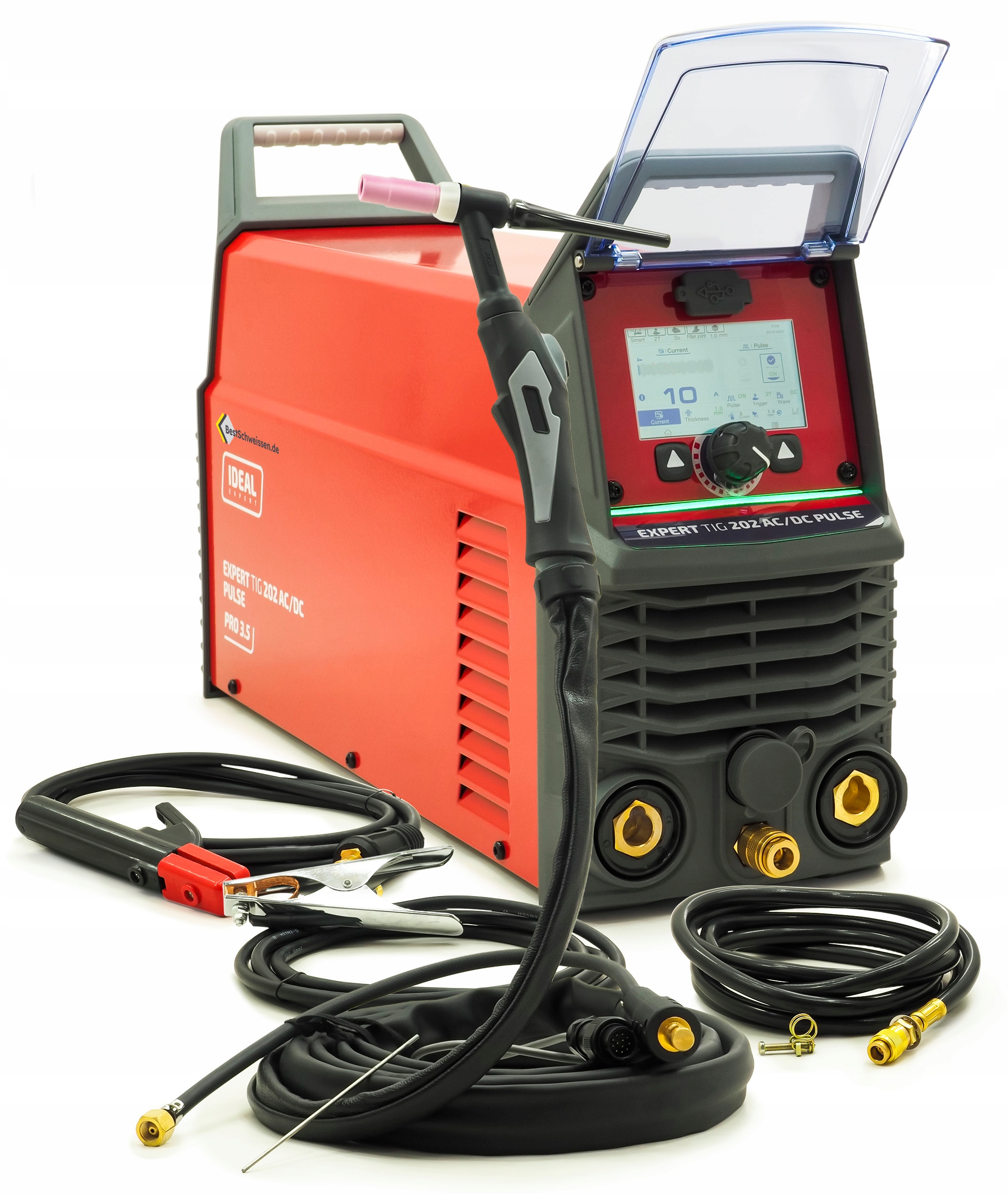 Svařovací Stroj Ideal Expert Tig 202 Ac/dc Pulse Pro3.5 LCD 200A