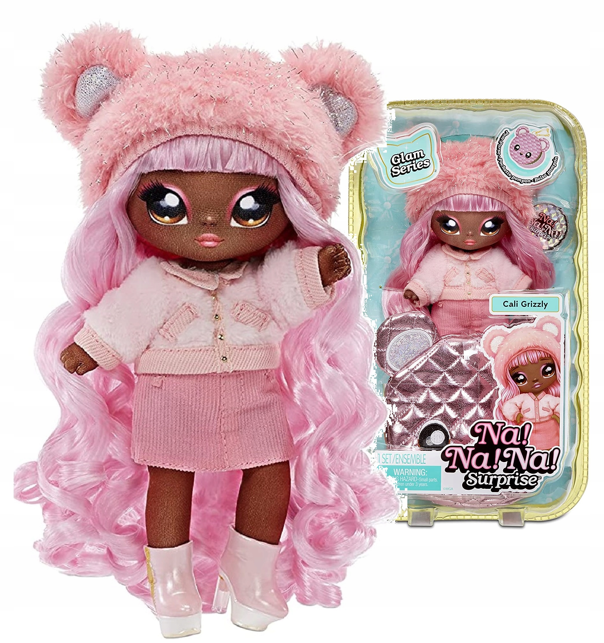 

Lalka NaNaNa Surprise Glam Cali Griz 2-in-1
