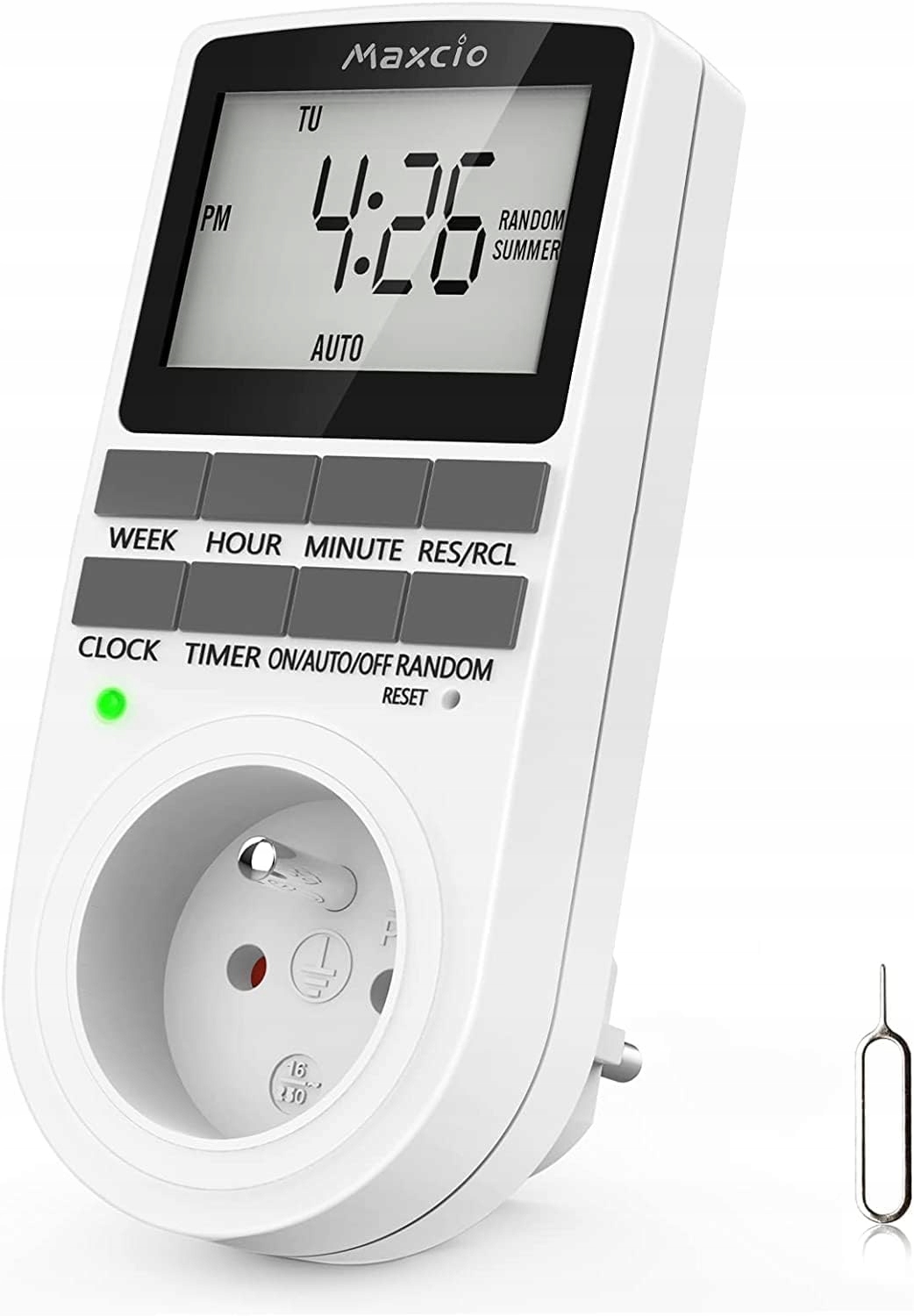 Programator czasowy timer włącznik wyłącznik LCD cyfrowy 12H/24H/7 dni