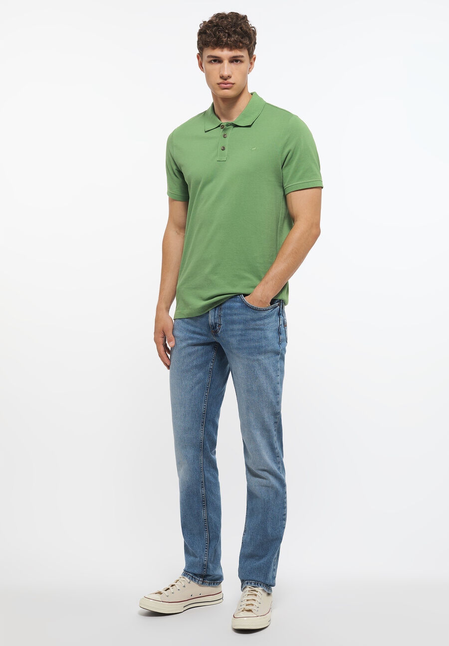 MUSTANG WASHINGTON MĘSKIE SPODNIE JEANSOWE W38 L30 Zapięcie zamek