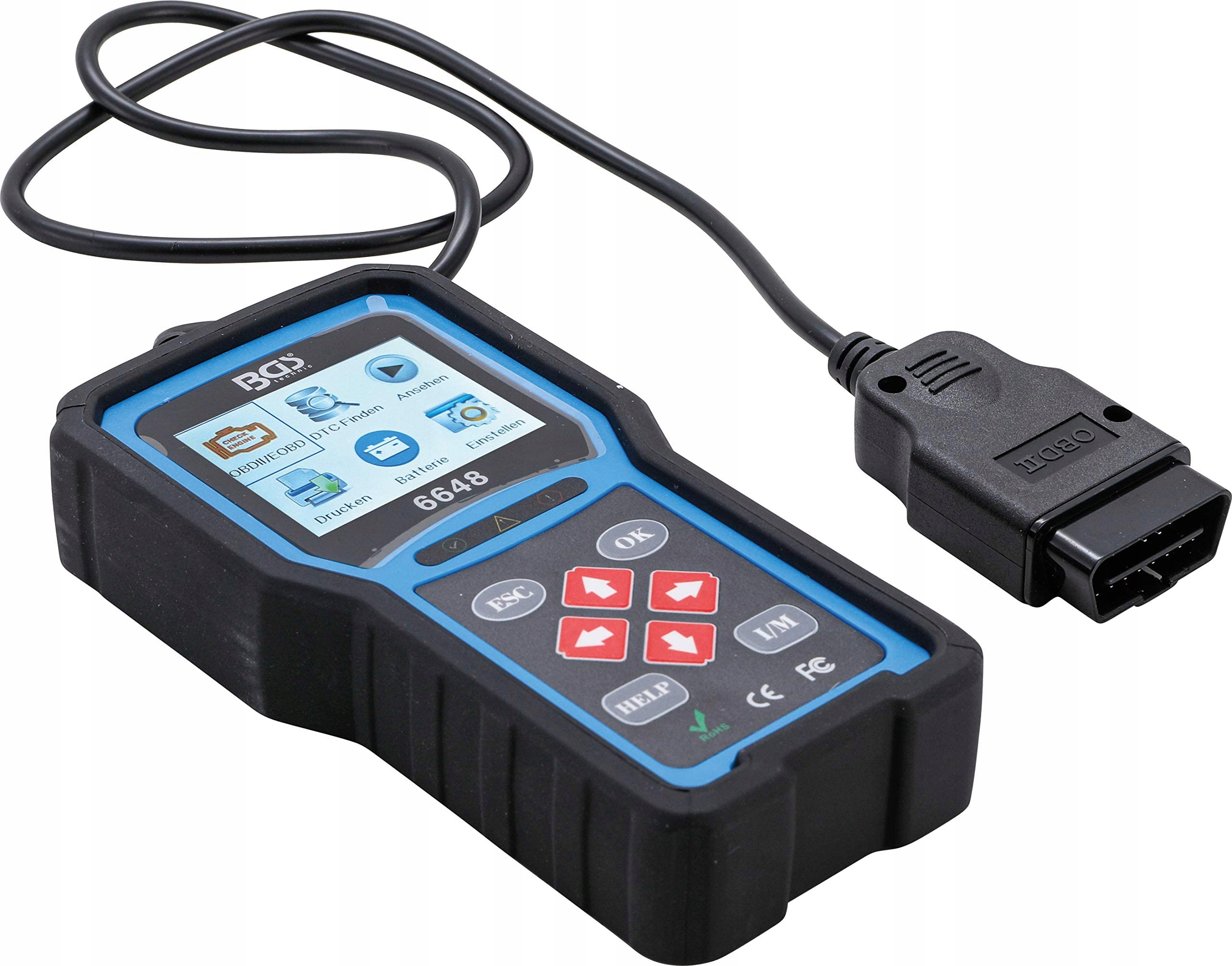 Komputer diagnostyczny OBD II BGS Technic B.6648 Kod producenta B.6648