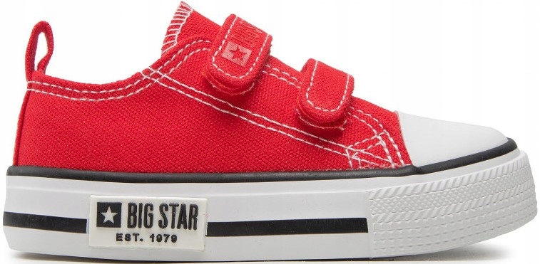 

Big Star Trampki Tenisówki Czerwone Rzepy R27