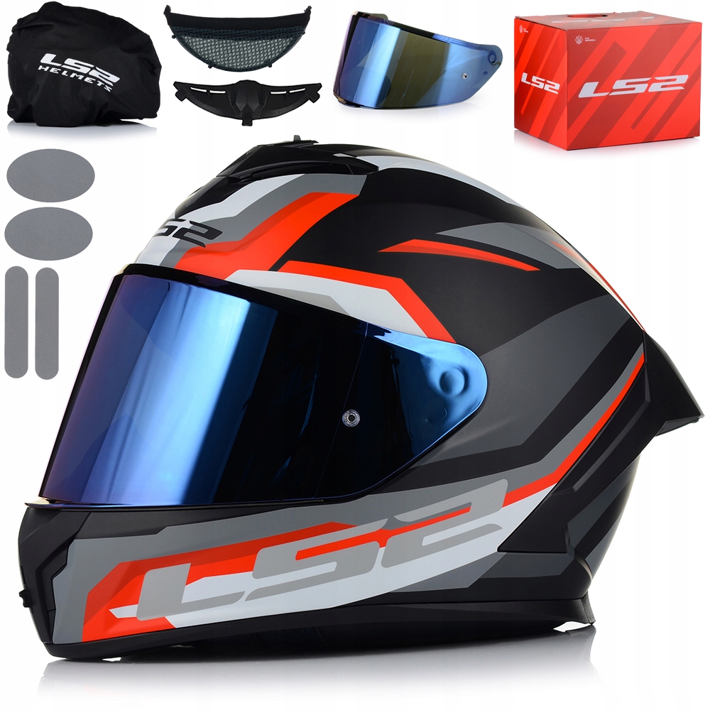 Motocyklová Prilba LS2 FF820 Rapid III System Pinlock Ecer 22.06 2x Sklo